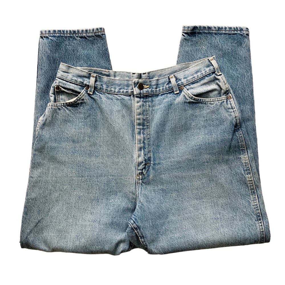 Lee Women's Straight Leg Jeans - Light Blue Denim - Picture 2 of 8